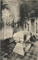 Késmárk, Kezmarok; Thököly mauzóleum belső, koporós / mausoleum interioe with coffin