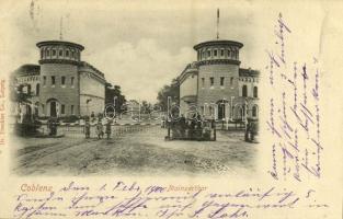 1900 Koblenz, Coblenz; Mainzerthor / gate, barrier. Dr. Trenkler Co. (EK)