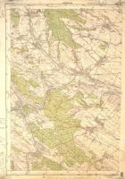 1943 Gödöllő, Budapest, Csákvár katonai térképe, 3 db, kiadja: Magyar Kir. Honvéd Térképészeti Intézet, foltosak, szakadással, 62×46 cm