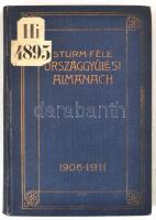 Sturm Antal: Sturm-féle Országgyűlési almanach 1897-1901. Rövid életrajzi adatok a főrendiház és a képviselőház tagjairól. Bp. é.n. Szerzői Sok reklámmal. Kiadói Leszik Károly féle aranyozott egészvászon kötésben. Jó állapotban