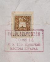 1910 Bp., Dr. Gárdony Pál zsidó származású személy (később a pusztaberényi ménes tulajdonosa) jogi d...