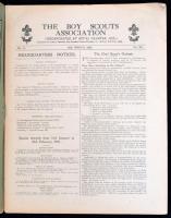 1921 The Boy Scouts Association Headquarters Gazette, 1921 1-12. sz., teljes XV. évfolyama, angol ny...