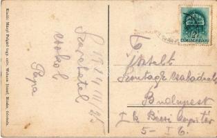 Mány, Római katolikus templom és iskola. Wokaun József felvétele  (Rb)