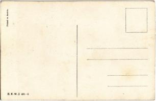 Fashion Lady Art Nouveau. B.K.W.I. 481-5. s: Mela Koehler