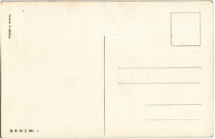 Fashion Lady Art Nouveau. B.K.W.I. 481-1. s: Mela Koehler