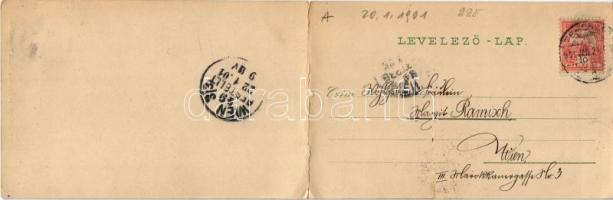 1901 Temesvár, Timisoara; Erdő utca, Hadtestparancsnokság palotája, Jenő herceg tér, Tiszti kaszinó,...