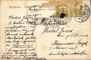 1908 Moritz... rette dich! / Mojsie... ratuj sie! / Jewish humour, Judaica art postcard. W.k.p. - A....