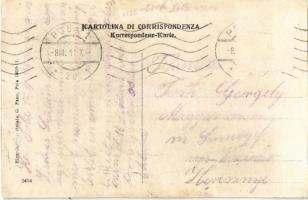 1911 Prosit Neujahr! K.u.K. Kriegsmarine Matrose / Boldog Újévet! / Buon capo d'anno! / Sretna ...