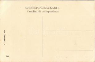 Pola, Pula; K.u.K. Kriegsmarine Schiffe in I. Reserve, Feucht-Fröhlich Grüsse a.d. fidelen Marinesta...