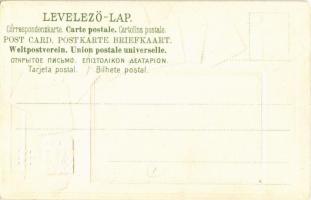 A Magyar kir. Posta bélyegei. Címer / Set of Hungarian stamps, coat of arms. Philatelie Ansichtskart...