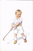 1912 Golf boy. B.K.W.I. 711-2. s: K. Feiertag (EK)