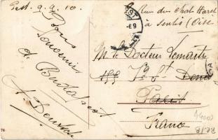 1910 Budapest I. Szent Gellérthegyi feljáró, lépcső, villamosok a Rudas fürdő mellett