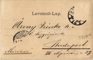 1905 Budapest, Ex Lex. A nagyemberek, a Magyar Színház revü előadása / Hungarian theater's revu...