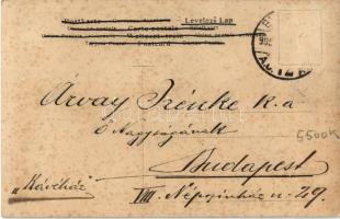 1905 Budapest, Ex Lex. A nagyemberek, a Magyar Színház revü előadása / Hungarian theater's revu...