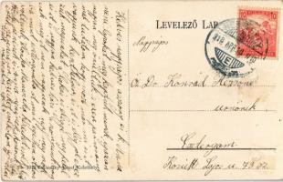 1918 Keszthely 100 év múlva, a jövőben montázs. Sujánszky József kiadása / in the future montage  (R...