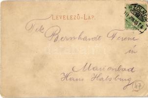 1911 Szolnok, Kádár Kálmán cukrászdája, belső. Szigeti H. kiadása, Art Nouveau (EK)