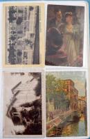 36 db RÉGI képeslap albumban: magyar városok és motívumok / 36 pre-1945 postcards in an album: Hunga...