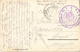 Kotor, Cattaro; Casnicka basca / Offiziers Garten / officers' garden + "K.u.K. Festungsart...