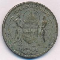 1930. 5P "Horthy Jobbra" Ag  T:3 patina, kis ph.
Adamo. P8