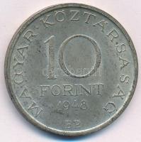 1948 10Ft Ag "Széchenyi" T:2-,3 kis patina, kis ph. Adamo EM2