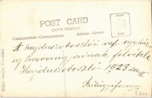 1923 Hajdúszoboszló, Református egyház templom új harangjainak felszentelése. Petrányi fényképész, p...