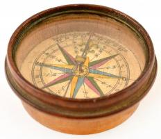 cca XVIII. század, régi iránytű, d: 6,5 cm