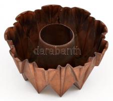 Hegyes formájú fém kuglóf forma d: 18 cm, m: 10 cm