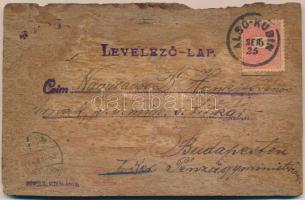 1899 Tátra, Vysoké Tatry; Tarpatak vízesés és szálloda. Vastag fakéregből / Kohlbach Hotel and water...