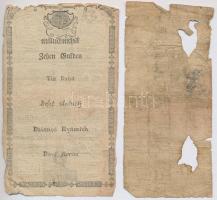 1800. 1G kézi sorszámmal, szárazpecséttel + 1806. 10G vízjellel, szárazpecsét T:IV,V égésnyom, III-
...