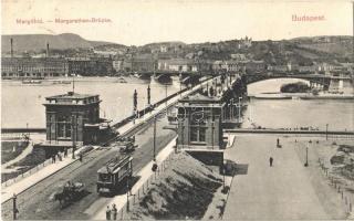 1912 Budapest, Margithíd pesti hídfő, 39-es villamos