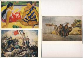 25 db modern művészlap: festmények / 25 modern art postcards: paintings