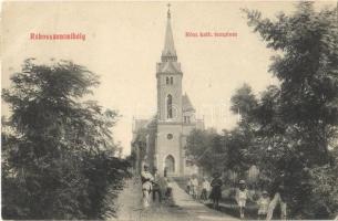 1912 Budapest XVI. Rákosszentmihály, Római katolikus templom. Ent Zsigmond kiadása