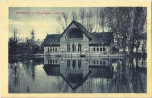 1912 Losonc, Lucenec; Csolnakázó pavilon. Bicskei Zoltán kiadása / boat pavilion (EK)