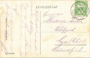 1912 Losonc, Lucenec; Csolnakázó pavilon. Bicskei Zoltán kiadása / boat pavilion (EK)