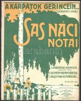 Sas Náci: Tábortűznél, A Kárpátok gerincein, 2 db kotta