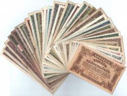 1945-1946. 30db vegyes pengő, adópengő bankjegy T:vegyes