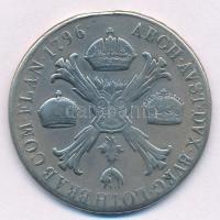 Olasz Államok / Milánó 1796M Tallér Ag "I. Ferenc" (28,67g) T:2-,3 fülnyom / Italian State...