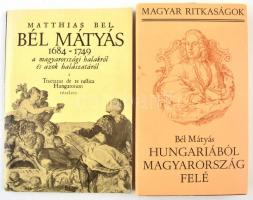 Bél Mátyás két könyve: A magyarországi halakról és azok halászatáról. részlete. Reprint + Hungáriaból Magyarország felé