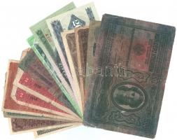 14db-os vegyes korona, forint bankjegy tétel, közte 1969. 10Ft T:vegyes, közte I is