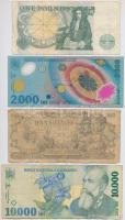 9db vegyes külföldi bankjegy, közte Olaszország 1939. 10L + Csehszlovákia 1944. 5K T:vegyes
9pcs of...