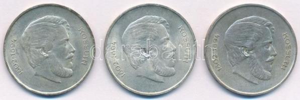 1947. 5Ft Ag "Kossuth" (3x) T:1--2- kis patina Adamo F8.1