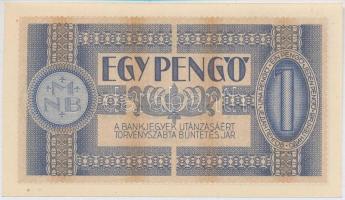 1938. 1P "H959 028534" T:I 
Hungary 1938. 1 Pengő "H959 028534" C:UNC
Adamo P1