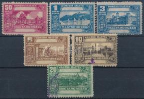 1933-1936 Konzuli illetékbélyeg (A 19-24) (9.000)