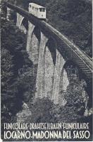 1948 Locarno, Madonna del Sasso, Funicolare / Drahtseilbahn / funicular (EK)