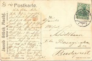 Stück's Wetterauer Kornkümmel. Jacob Stück Nachf. Cognacbrennerei, Hanau a. M. Likörfabrik / Ge...