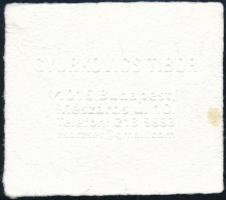 Gyurkovics Tibor (1931-2008) magyar költő aláírása papírlapon