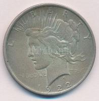 Amerikai Egyesült Államok 1922. 1$ Ag Béke T:2 USA 1922. 1 Dollar Ag Peace C:XF Krause KM#150
