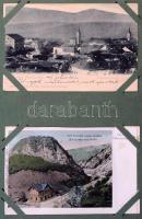 Több mint 170 db régi képeslap családi levelezésből, zömmel az 1900-as évekből, Magyarország minden ...