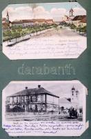 Több mint 170 db régi képeslap családi levelezésből, zömmel az 1900-as évekből, Magyarország minden ...