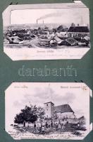 Több mint 170 db régi képeslap családi levelezésből, zömmel az 1900-as évekből, Magyarország minden ...